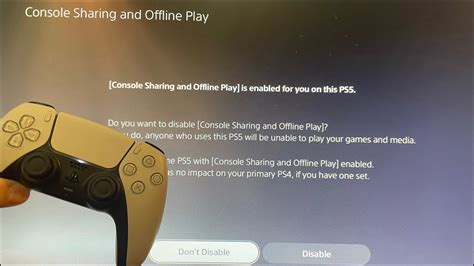 how to activate console sharing and offline play on ps4