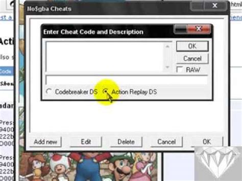 how to activate gameshark codes on gba emulator