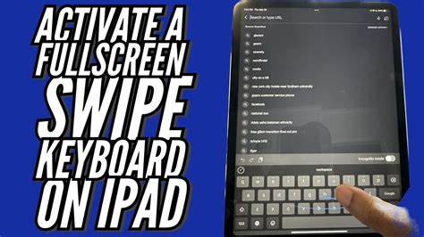how to activate keyboard on ipad case