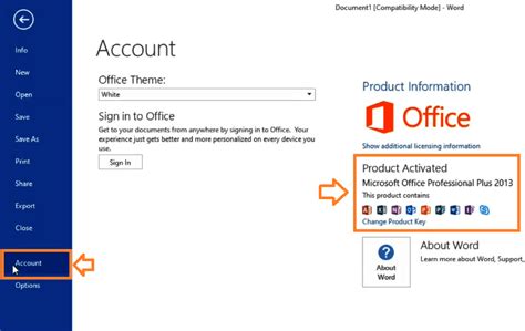how to activate microsoft office 2013 without product key using cmd