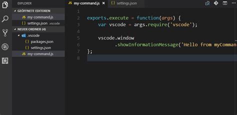 how to activate scripts in vs code