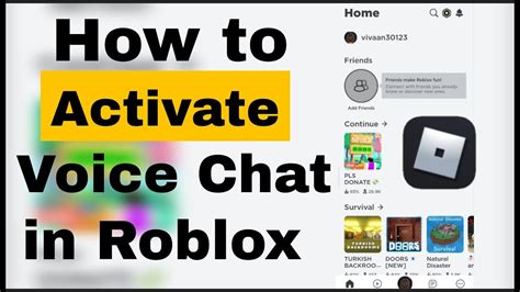 how to activate voice chat in roblox mobile