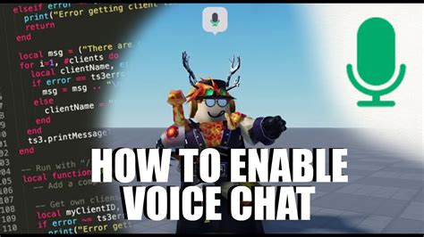 how to activate voice chat in roblox shrimp game