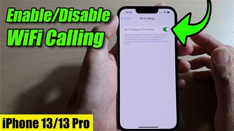 how to activate wifi calling in iphone 13