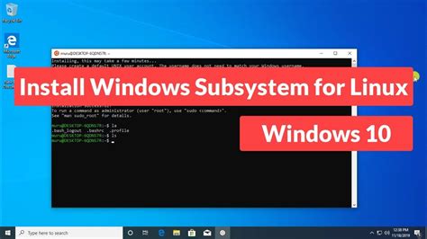 how to activate windows subsystem for linux