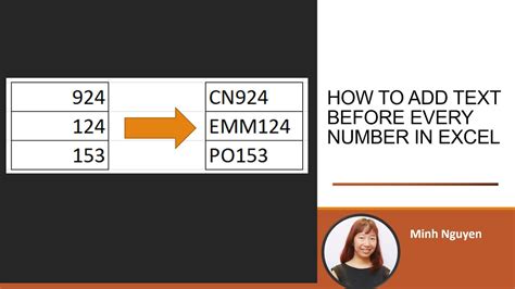 how to add 1 before number in excel