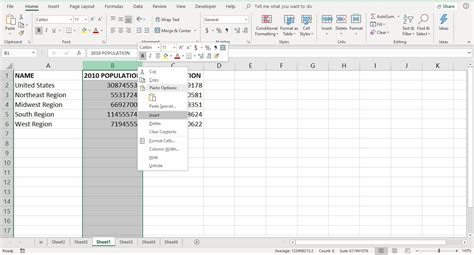 how to add 1 in excel column