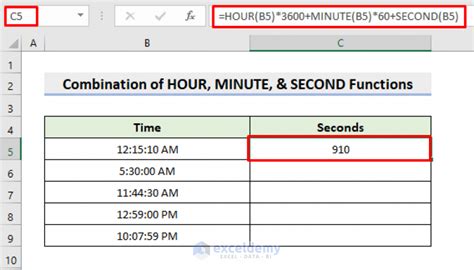 how to add 1 second to time in excel