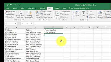 how to add 1 to phone number in excel