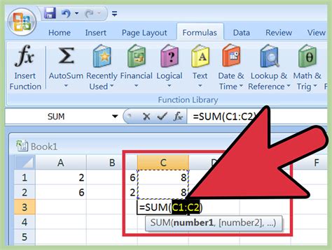 how to add 20 in an excel formula