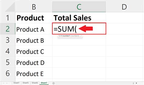 how to add 3 cells in excel