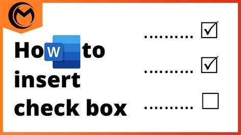 how to add a checkbox list in word