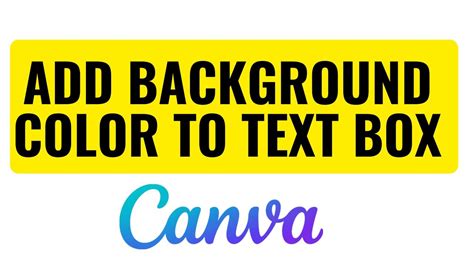 how to add a coloured text box in canva