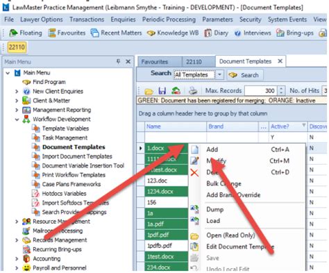 how to add a document template in word