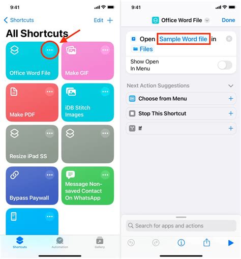 how to add a file on iphone home screen