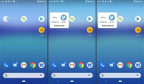 how to add a folder to your home screen android