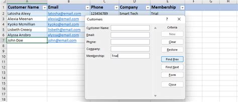 how to add a form in excel