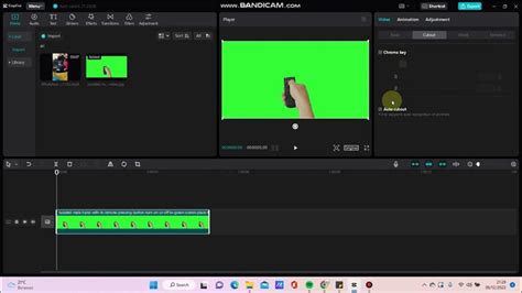 how to add a green screen in capcut