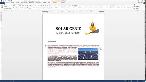 how to add a guideline in word