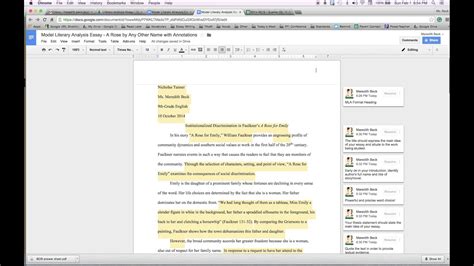 how to add a header in google docs mla format