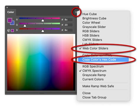 how to add a hex color in word