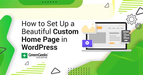 how to add a home page in wordpress