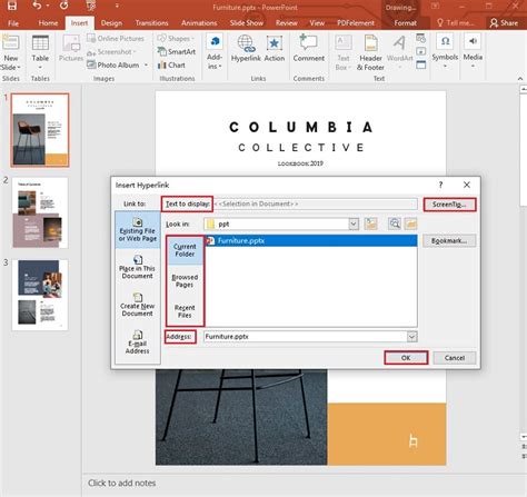 how to add a hyperlink to a photo in powerpoint
