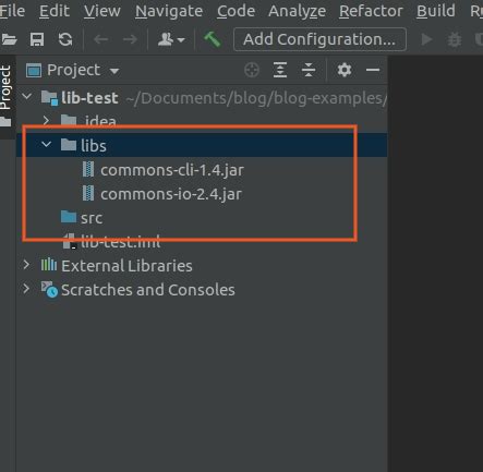 how to add a jar library in intellij