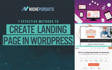 how to add a landing page in wordpress