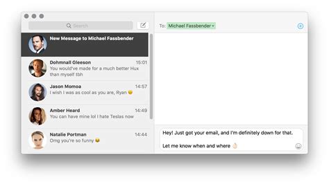 how to add a line in imessage on mac