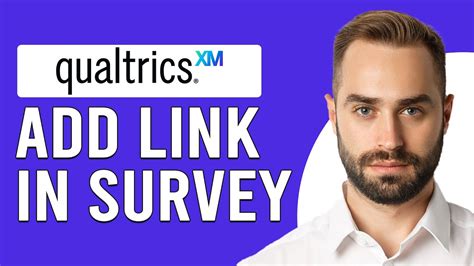 how to add a link in qualtrics survey