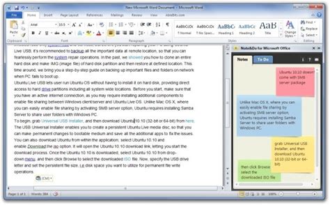 how to add a note in microsoft word