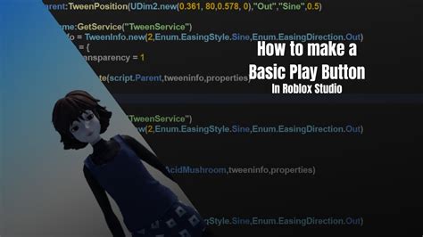 how to add a play button in roblox studio