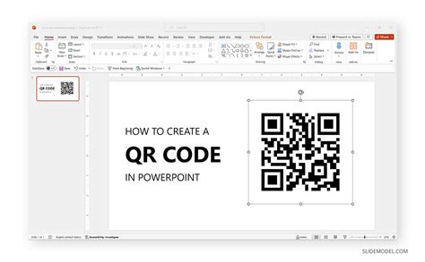 how to add a qr code to powerpoint