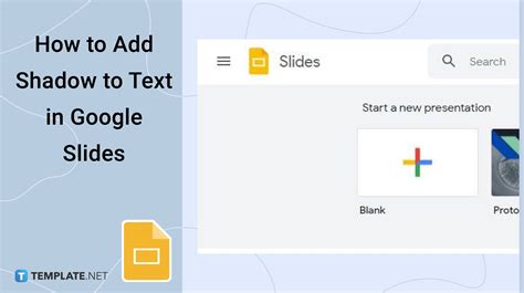 how to add a shadow to your text in google slides