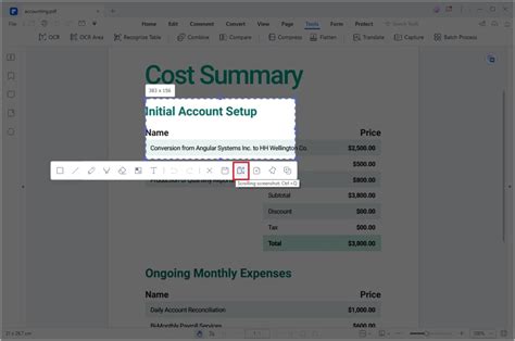 how to add a snip to a pdf