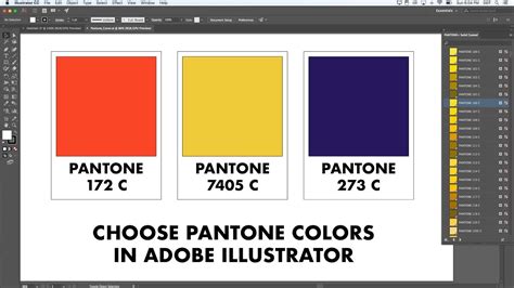 how to add a specific pantone color in illustrator