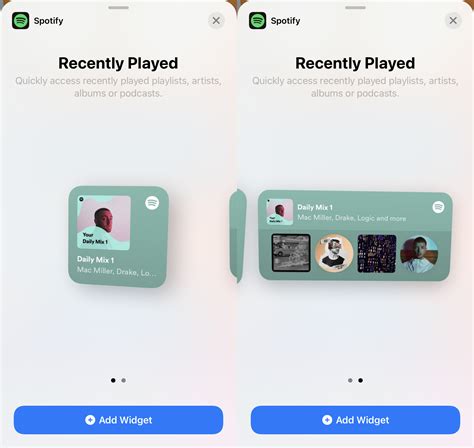 how to add a spotify widget to your home screen
