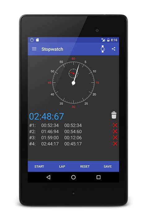 how to add a stopwatch to a video android