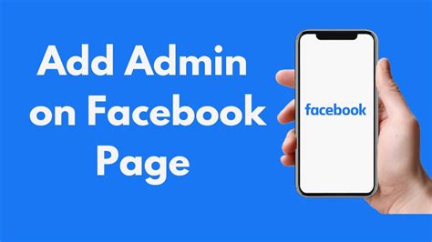 how to add admin on facebook page using phone