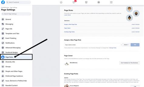 how to add admin rights to facebook page