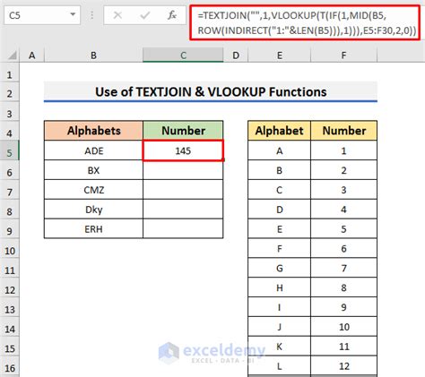 how to add alphabet with numbers in excel