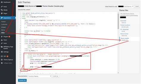 how to add analytics code in wordpress