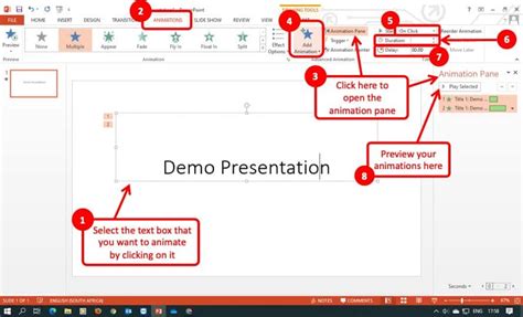 how to add animation in powerpoint presentation