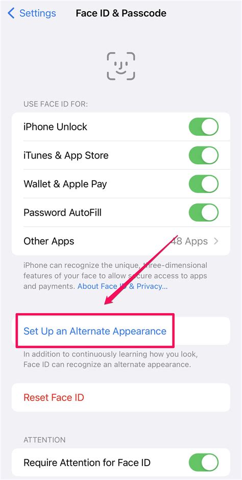 how to add another face recognition on iphone