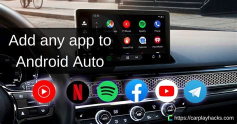 how to add any app on android auto