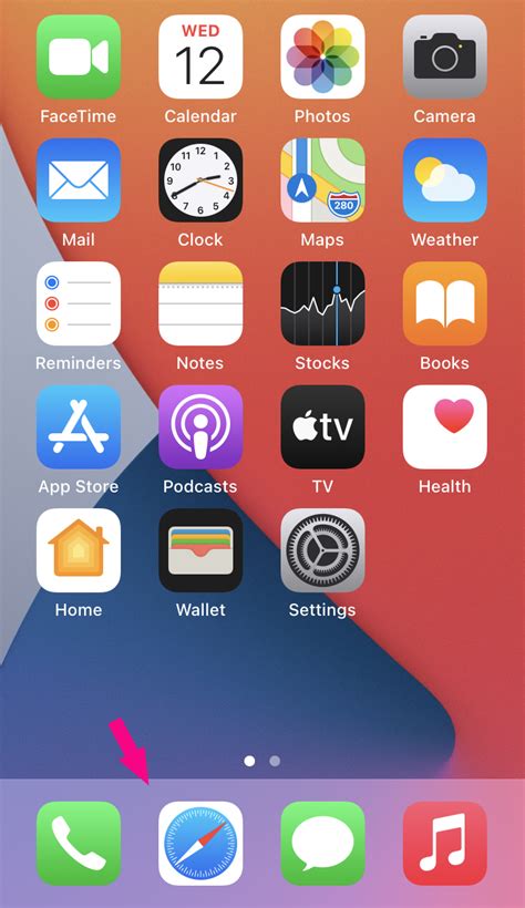 how to add app to bottom of iphone home screen