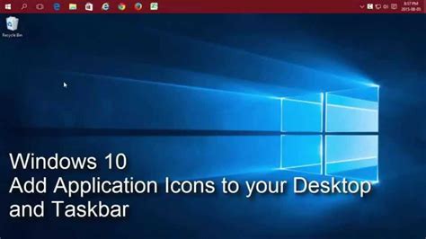 how to add application on desktop windows 10