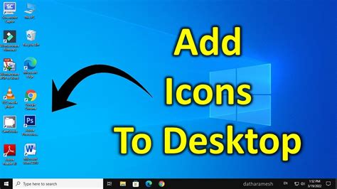 how to add application to desktop windows 10