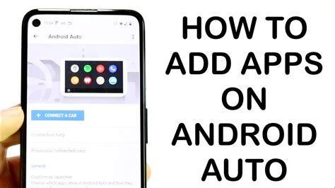 how to add applications to android auto